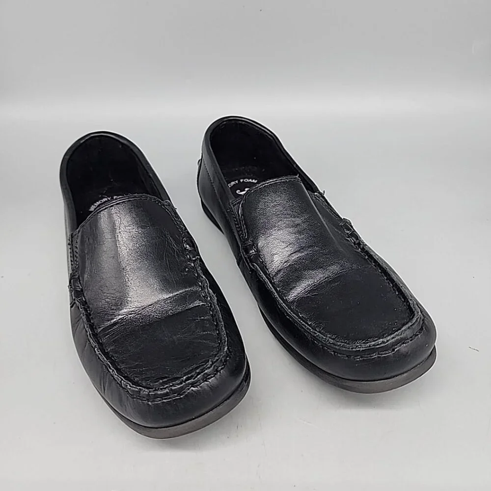 Florsheim Kids Shoes Boys 5 Jasper Jr Venetian Leather Formal Loafers Black
